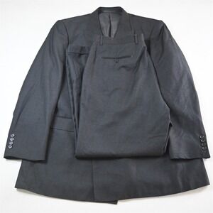 Giorgio Fiorelli 48R 40x32 Gray Double Breasted Super Luxe Mens Suit‎